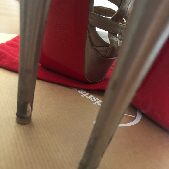 SOLD Louboutin Larissa Stiletto Sandals Size 38 - Picture 5 of 8